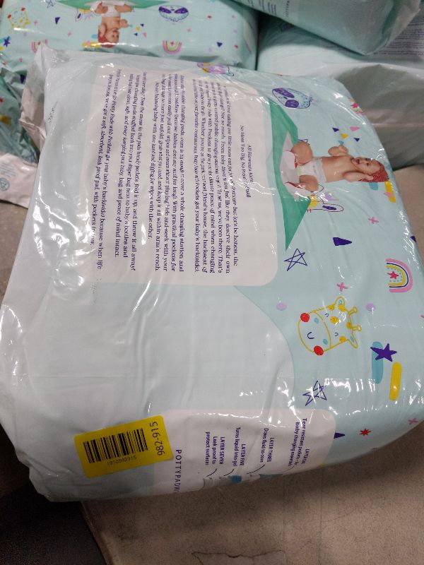 Photo 1 of (31" x 31") XL Disposable Changing Pads for Toddlers | Leakproof, Pocketed & Portable | No-Laundry Potty Training, Pull-Up & Travel Solution | 30 Count