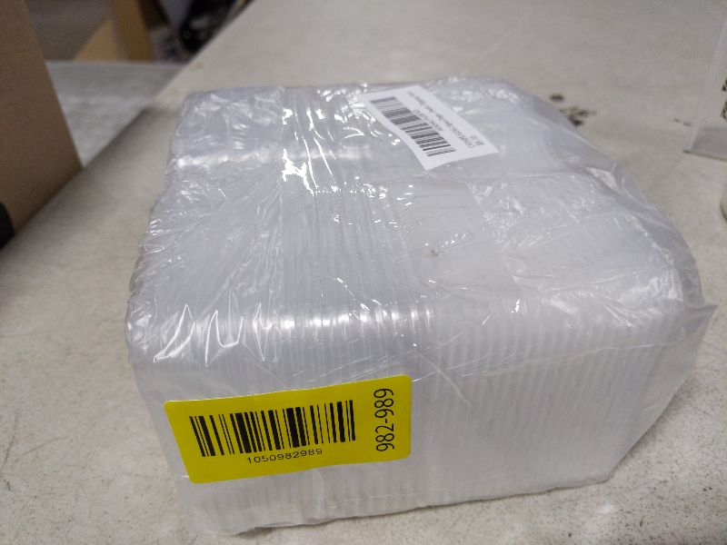 Photo 1 of 20pcs Double Compartment Condiment Container with Lids, Mini Plastic Snack Containers,BPA Free,Microwave Safe,Leakproof Food Storage, To Go Food Containers,Take Out Sauce Container