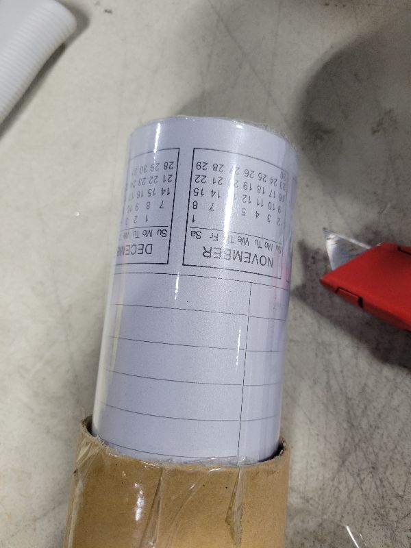 Photo 1 of 22x17 Large Desk Calendar 2025-2026, From January 2025 to June 2026 with To Do & Notes, 18 Months Desktop Calendar with Notes for Home, Office and School (white, 1 PACK)