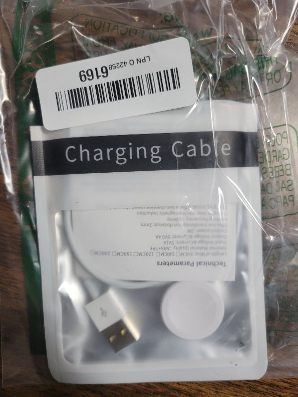 Photo 1 of ???? ???????? for Apple Watch Charger Magnetic Fast Charging Cable [Portable] Magnetic Wireless Charging Compatible with iWatch Series Ultra/SE/11/10/9/8/7/6/5/4/-[3.3FT] White