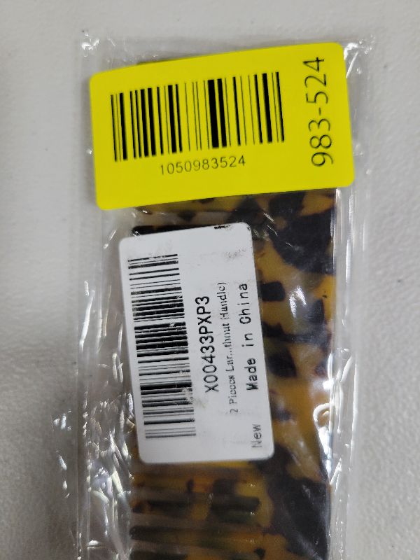 Photo 1 of 2 Pieces Mini Hair Detangling Comb Wide Tooth Comb Tortoise Cellulose Acetate Anti-static Hair Styling Combs (Without Handle)