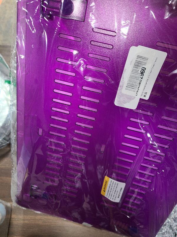 Photo 1 of 15.6-inch Notebook case, Waterproof and Shockproof Protective Computer case, can be Used to Cover Shopping cart Cases. The Notebook is Compatible with Lenovo, ASUS and HP (Purple Checker)