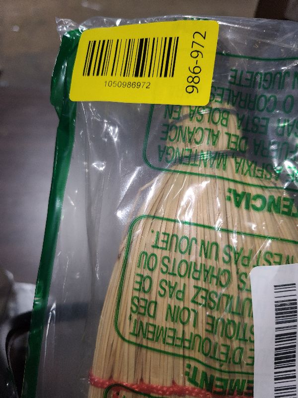 Photo 1 of 12 Inch Corn Handmade Broom Mini Whisk Made of Natural Corn Broom Straw with a Solid Metal Hang Design for Outdoor Car Porch Debris Dust Dirt Driveways Sidewalks Halloween