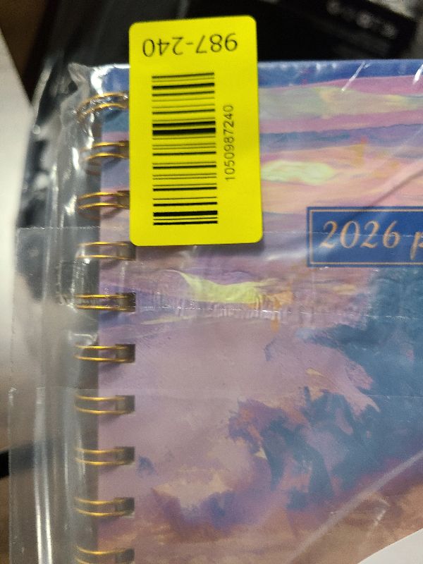 Photo 1 of 2026 Planner, Hardcover Weekly and Monthly Planner for Women, January 2026 - December 2026, Spiral Yearly Agenda Organizer Book 2026 with Tabs, Daily Calendar Planners for School Work Home, A5 (5.75" x 8.38"), Seaside Sunset