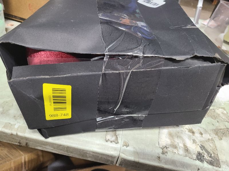 Photo 1 of 18PCS Burgundy Red Velvet Christmas Ornaments Set – Large Flocked Shatterproof Baubles for Xmas Tree Decoration, Hanging Ornaments for Holiday & Home Décor (Burgundy Red, 3 Inch / 8 cm)