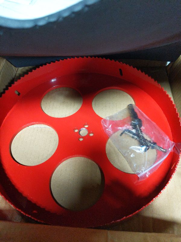 Photo 1 of 11 Inch Bi-Metal Hole Saw HSS Hole Cutter Heavy Duty for Drilling Wood Plastic Plywood Ceiling Thin Metal(280mm)