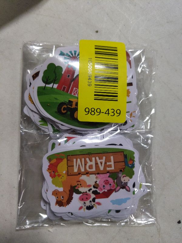 Photo 1 of 100 Pcs Farm Animal Stickers for Kids, Cute Animals Water Bottle Stickers for Kids Waterproof, Vinyl Laptop Kid Sticker Pack, Barn Cow Pig Stickers for Girls Boys Classroom Prizes