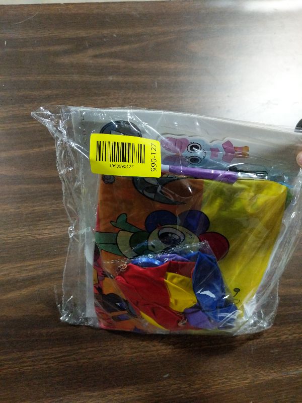 Photo 1 of 146 Pcs Birthday Party Decorations Set - 24 Cake Toppers, 18 Balloons, 1 Happy Birthday Banner, 1 Happy Birthday Back Ground Cloth, 100 Stickers, 1 Large Cake Toppers, 1 Table Cloth