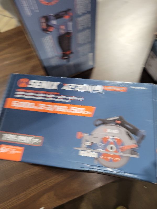 Photo 1 of Senix X2 20V Max Brushless 2-3/16 Cordless Circular Saw Kit with 50 max bevel capacity
