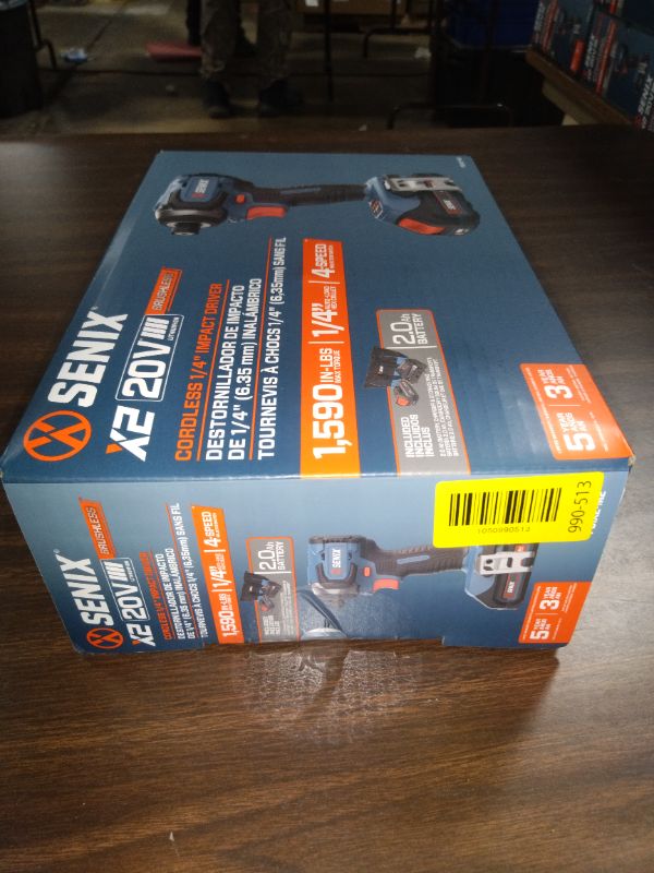 Photo 1 of Senix 20V Max Brushless Lithium-Ion 1/4 in. Cordless Impact Driver Kit (2 Ah) - PDIX2-M2