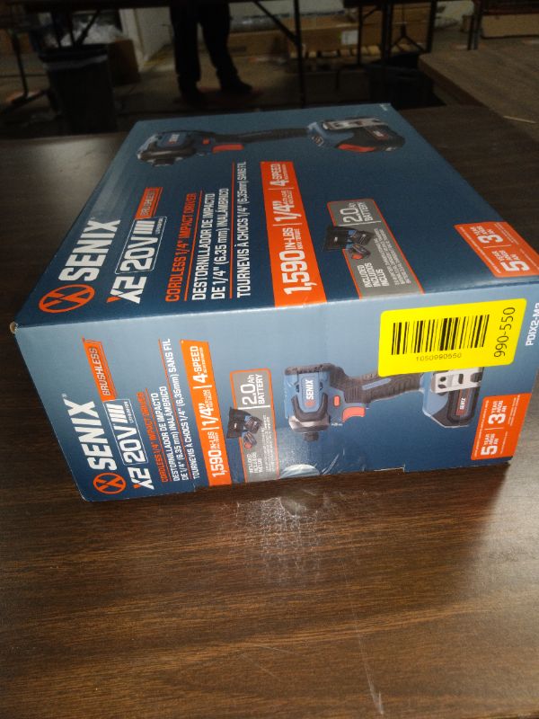 Photo 1 of Senix 20V Max Brushless Lithium-Ion 1/4 in. Cordless Impact Driver Kit (2 Ah) - PDIX2-M2