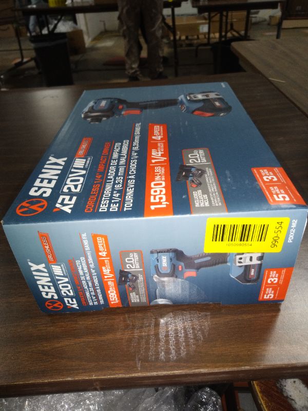 Photo 1 of Senix 20V Max Brushless Lithium-Ion 1/4 in. Cordless Impact Driver Kit (2 Ah) - PDIX2-M2
