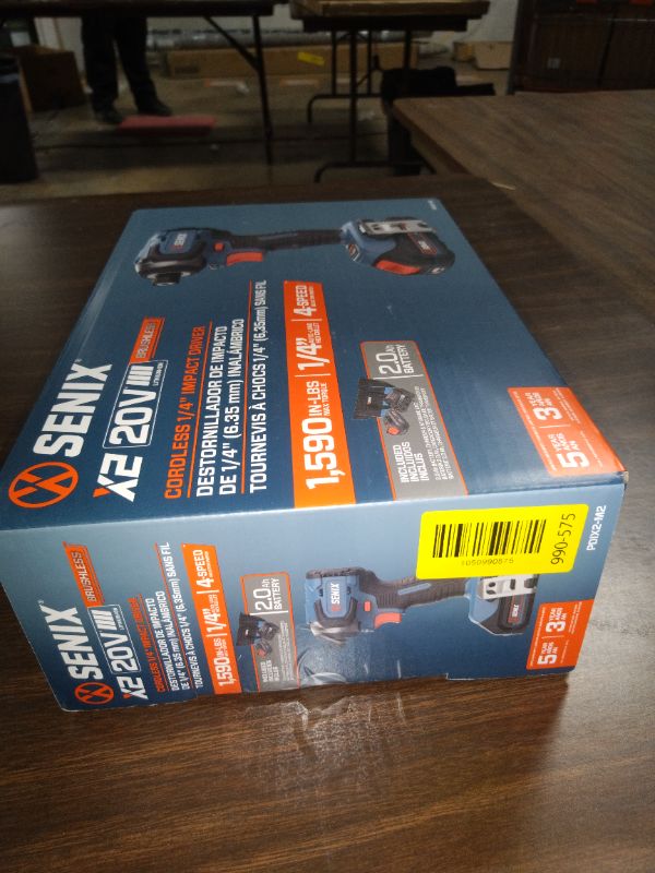 Photo 1 of Senix 20V Max Brushless Lithium-Ion 1/4 in. Cordless Impact Driver Kit (2 Ah) - PDIX2-M2