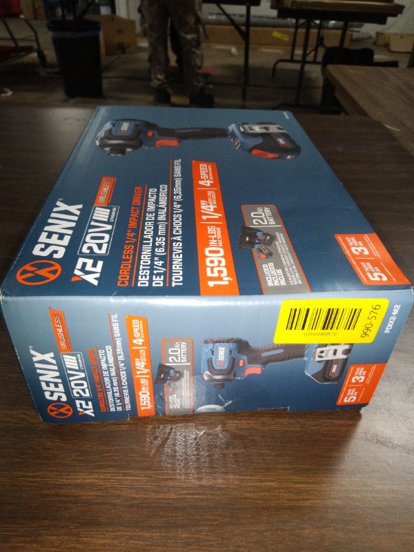 Photo 1 of Senix 20V Max Brushless Lithium-Ion 1/4 in. Cordless Impact Driver Kit (2 Ah) - PDIX2-M2