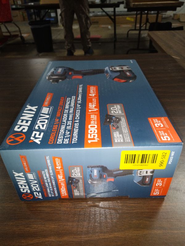 Photo 1 of Senix 20V Max Brushless Lithium-Ion 1/4 in. Cordless Impact Driver Kit (2 Ah) - PDIX2-M2