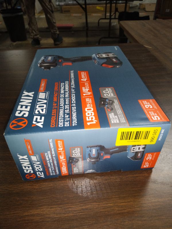 Photo 1 of Senix 20V Max Brushless Lithium-Ion 1/4 in. Cordless Impact Driver Kit (2 Ah) - PDIX2-M2