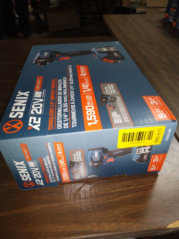 Photo 1 of Senix 20V Max Brushless Lithium-Ion 1/4 in. Cordless Impact Driver Kit (2 Ah) - PDIX2-M2