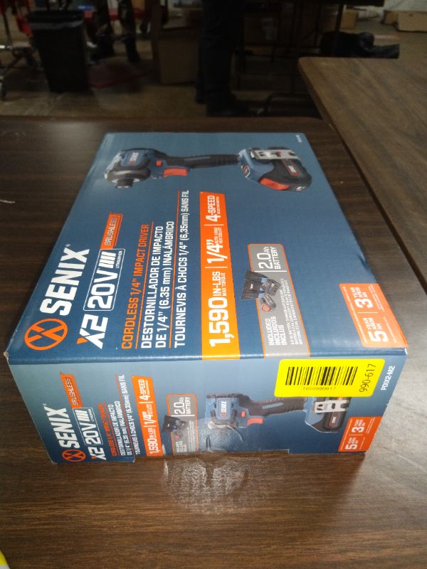 Photo 1 of Senix 20V Max Brushless Lithium-Ion 1/4 in. Cordless Impact Driver Kit (2 Ah) - PDIX2-M2