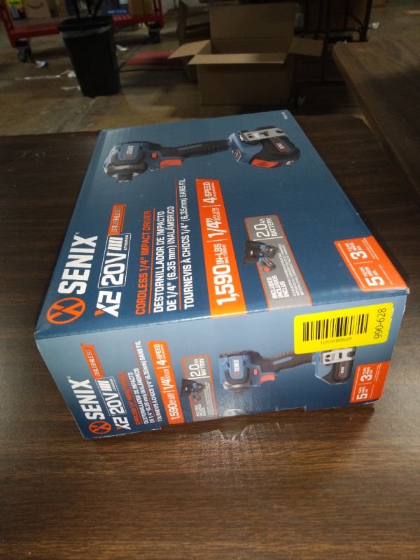 Photo 1 of Senix 20V Max Brushless Lithium-Ion 1/4 in. Cordless Impact Driver Kit (2 Ah) - PDIX2-M2