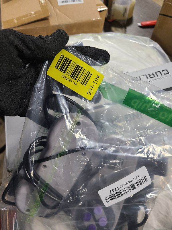 Photo 1 of 2 Pack Retro Wired Controller for SNES Original Console, kiwitatá Remote Wired Gamepad Controller Compatible with SNES Super Entertainment Game Console System