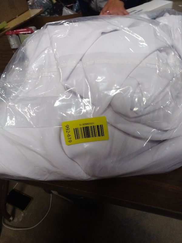 Photo 1 of **MSRP 43.99**Pure White Back Tab Blackout Curtains 120 Inch Long 2 Panels Set for Bedroom, Rod Pocket/Pinch Pleated Extra Long Thermal Insulated Living Room Darkening Light Blocking 10FT Drapes