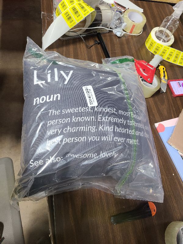 Photo 1 of 
Lily Is Kind Hearted Funny Name Definition Lily Throw Pillow