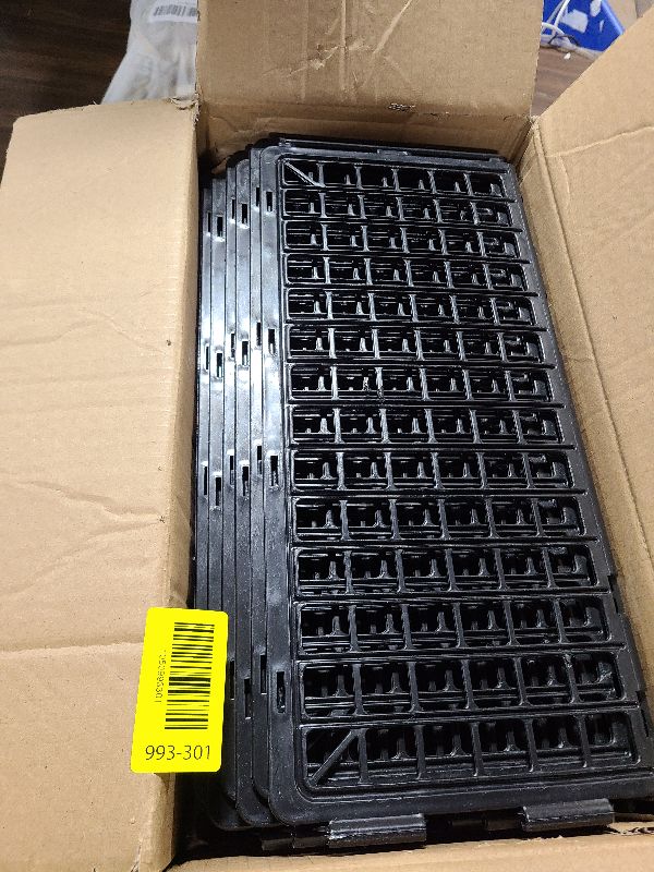 Photo 1 of 12 PCS Under Couch Blockers for Bed Couch Furniture Underneath Stop from Getting Under The Sofa (Black Plastic)