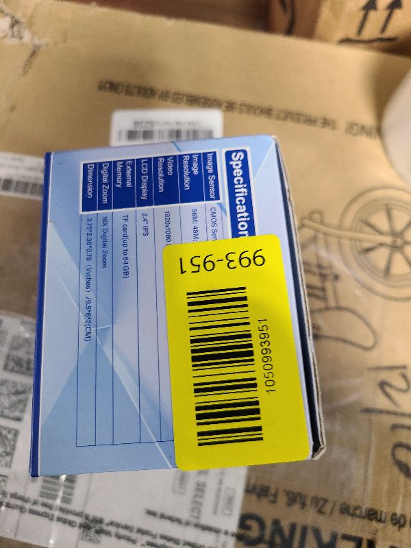 Photo 1 of 2025 New Digital Camera, 56MP FHD 1080P for Kids with 16x Digital Zoom Anti Shake, Face Detect, Smile Capture, 32GB TF Card, Battery, Lanyard, a Great Gift for Boys & Girls?Black?