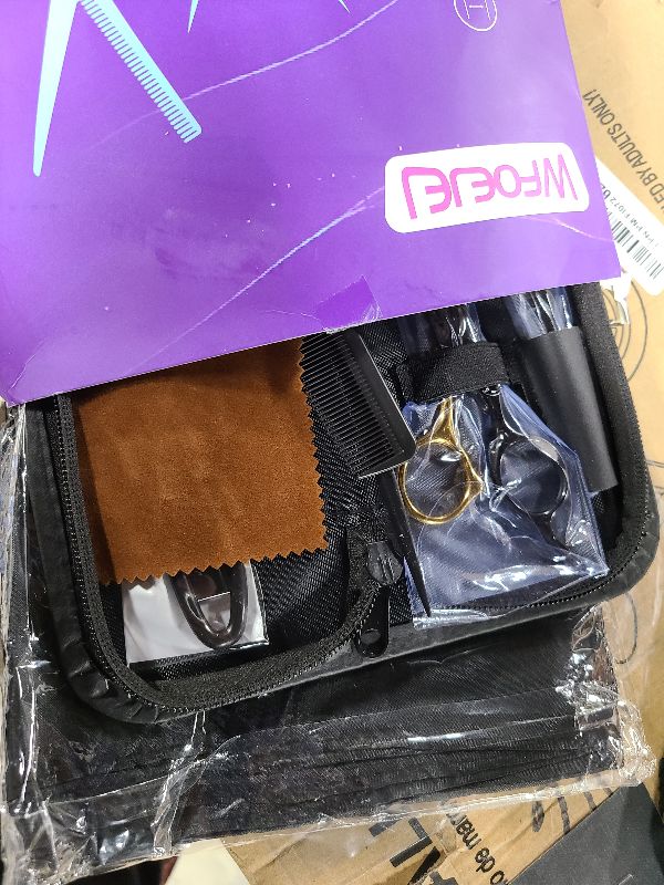 Photo 1 of 13 PCS Hair Cutting Scissors Shears Kits?Professional Haircut Scissors Kit with Cutting Scissors?6.5 Inches Hair Cutting Scissors Kit for Men/Women/Kids/Salon & Home