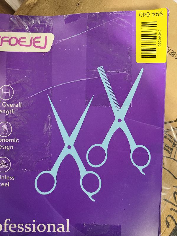 Photo 1 of 13 PCS Hair Cutting Scissors Shears Kits?Professional Haircut Scissors Kit with Cutting Scissors?6.5 Inches Hair Cutting Scissors Kit for Men/Women/Kids/Salon & Home