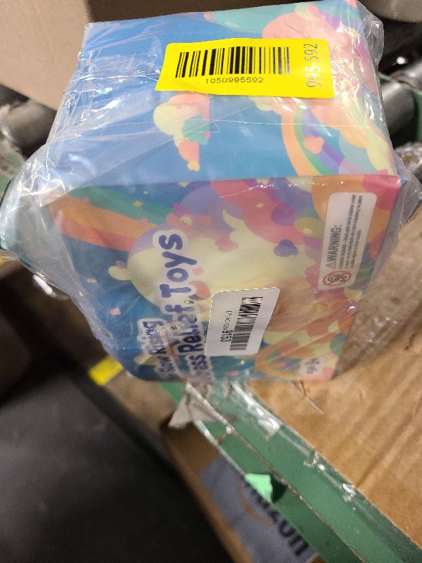 Photo 1 of 24 Pack Slow Rising Stress Cube , Dough Stress Balls Soft Fidget Squishy Toys for Anxiety Relief, Pull Stretch Classroom Prize Party Favors Toys for Kids