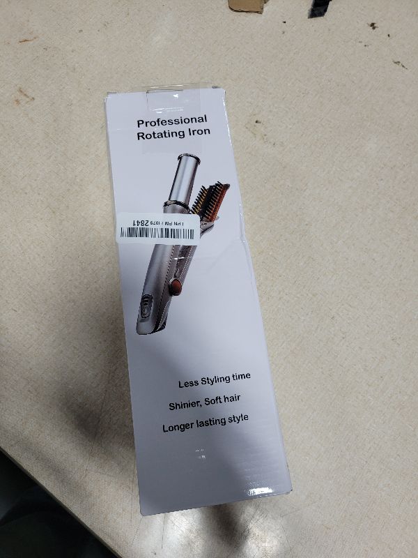 Photo 1 of 2 in1 Hair Curler Straighter Rotating Iron for All Hairstyles for Home Travel Hair Styling Tools Three-Speed Temperature Adjustment