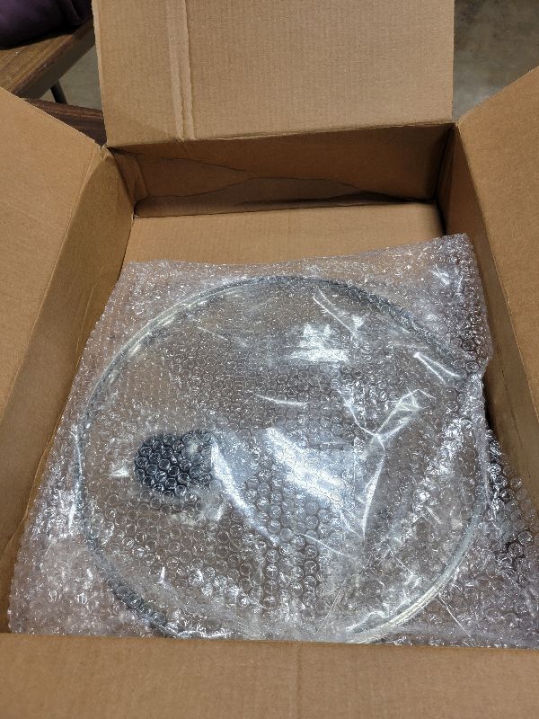 Photo 1 of 15 Inch Tempered Glass Lid Replacement Cover for 15" Cast Iron Skillets, Frying Pans, Pots and Wok, Clear