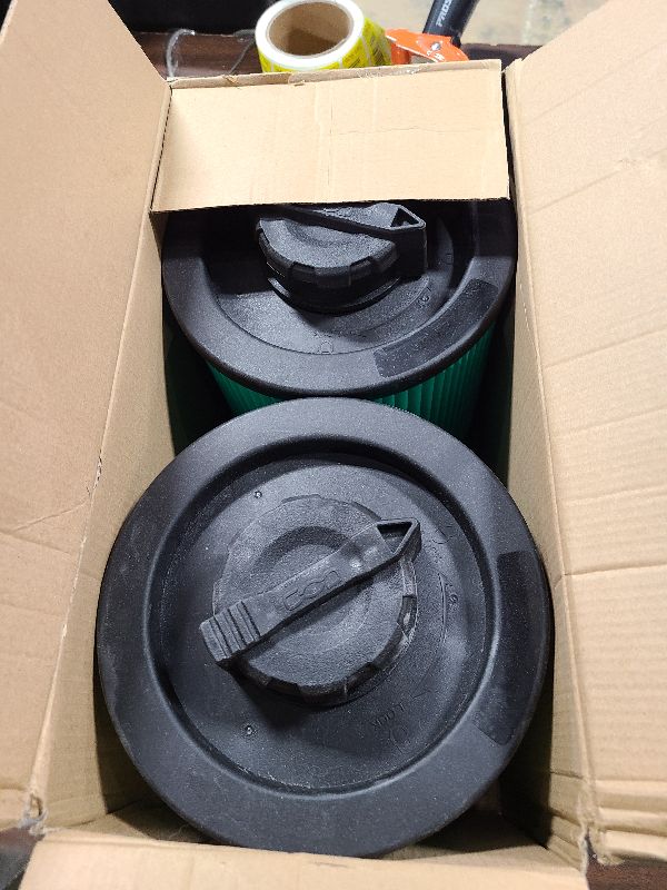 Photo 1 of 2-Pack DXVC6914 HEPA Filter Compatible – Fit for 6-16 Gallon Wet/Dry Vacs – Replaces DXV06P, DXV09P, DXV10P, DXV10PL, DXV10SA, DXV12P, DXV14P, DXV16P
