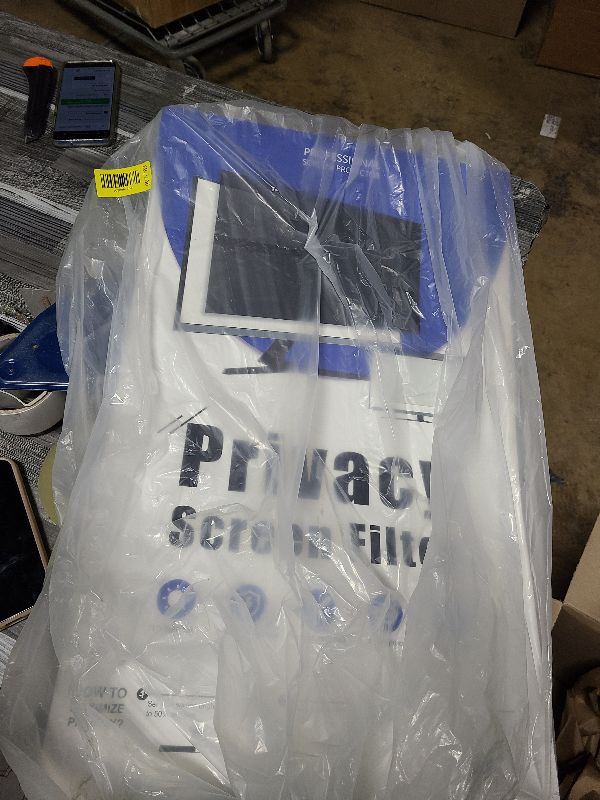 Photo 1 of [2-Pack] 27 Inch Privacy Screen for Computer Monitor 16:9 Aspect Ratio, Eye Protection Anti Blue Light Glare Shield, 27inch Removable Black Blackout Anti Spy Desktop Security Private Filter