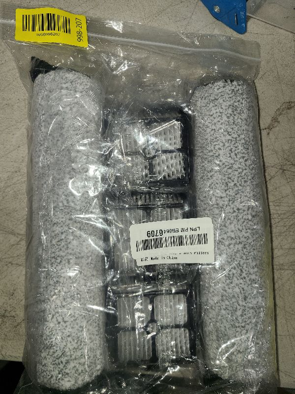 Photo 1 of (5 Pieces) Replacement Brush Rollers and HEPA Filters Compatible with Tineco Floor One S3/ iFloor 3 Cordless Wet Dry Vacuum Cleaner, Replacement Parts Accessories Kit, 2 Main Brushes, 3 HEPA Filters