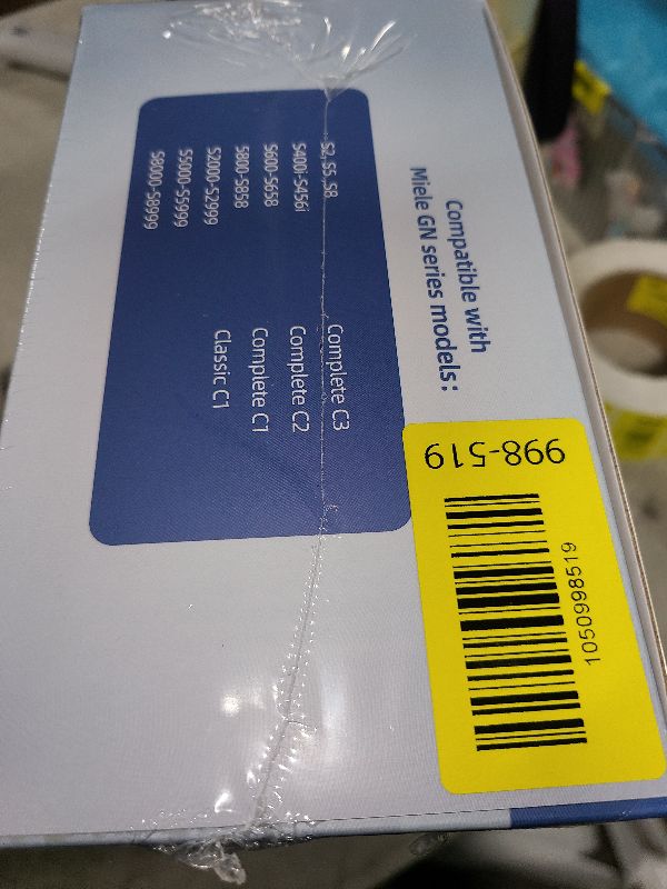 Photo 1 of 16 Pack 3D Dust Bags, Compatible with Miele GN Vacuum Bags, Replacement for Miele Classic C1 Complete C1, C2, C3, S400i S600 S2 S5 S8 Series, with 4 MP Filters, 4 AC Filters