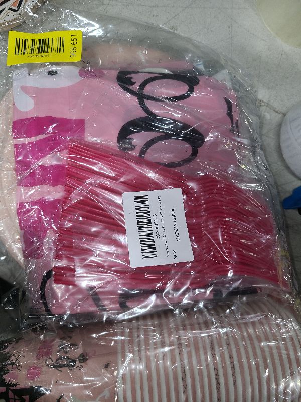 Photo 1 of 182Pcs Spooky One Birthday Decorations Girl Halloween 1st Birthday Party Decorations with Pink Plates and Napkins for Halloween Decorations Girl