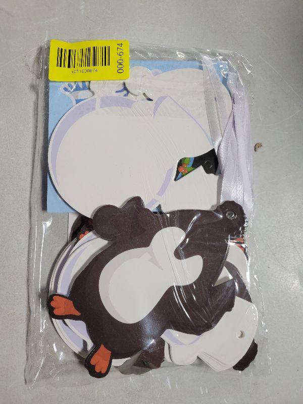 Photo 1 of 60Sheets Winter Stickers Crafts for Kids - Make-A-Penguin Face Sticker- Holiday Gifts Christmas Goodie Bag Stuffer School Classroom Activity Games Party Favors (Small Size)