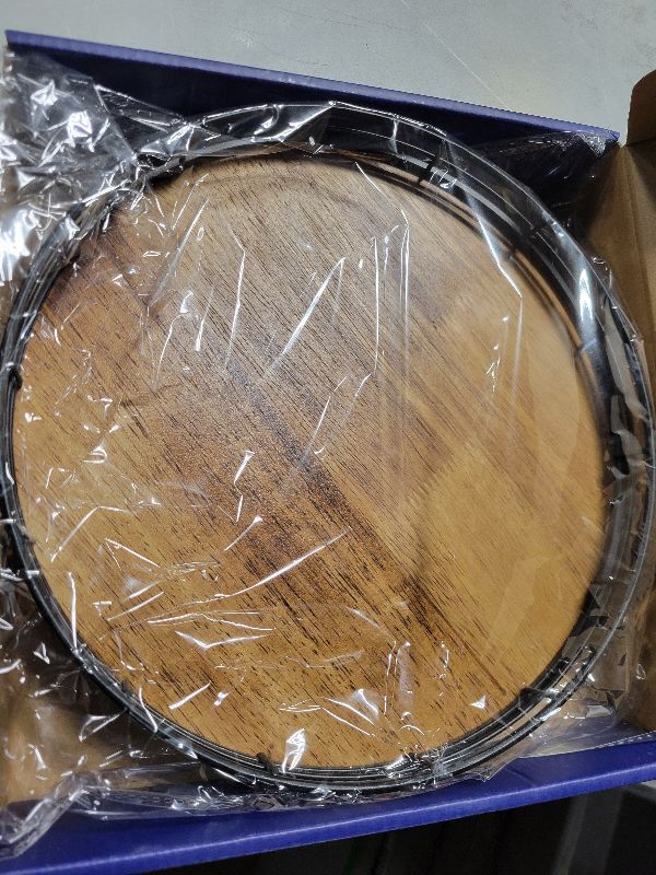 Photo 1 of 10" Lazy Susan Oak Wood Turntable Organizer for Cabinet, Round Wooden Farmhouse Lazy Susan Organization and Storage for Dining Table, Pantry, Kitchen, Countertop, Cupboard,Home Decor