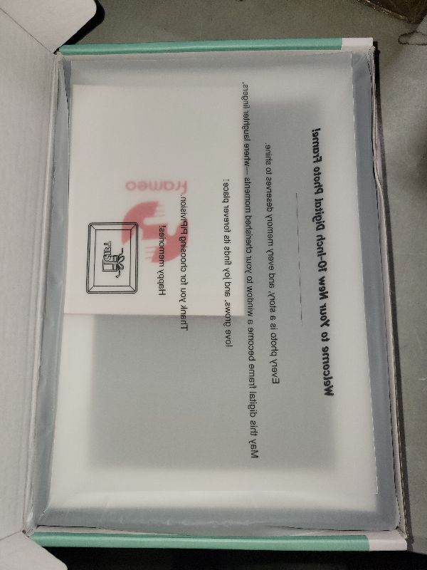 Photo 1 of 10.1 Inch WiFi Digital Picture Frame Frameo, Photo Frame Electronic HD IPS Touch Screen 1280x800 32GB, Wall Mountable Smart Cloud Slideshow, Send Photos from Your Phone Anywhere, Valentine's Day Gifts