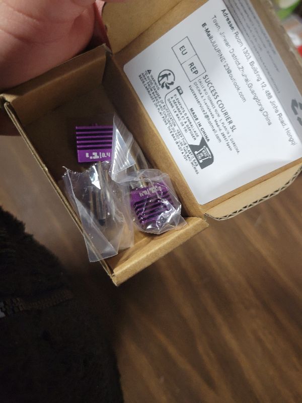 Photo 1 of 2 Pcs Upgraded 0.4mm H2D/H2S/H2C/P2S Hotend with Anti-Stick MPVD Coating - High Speed Hardened Steel P2S Nozzle for Bambu Lab P2S,H2 Series,A1/A1MINI 3D Printers, Bamboo Lab Parts & Accessories