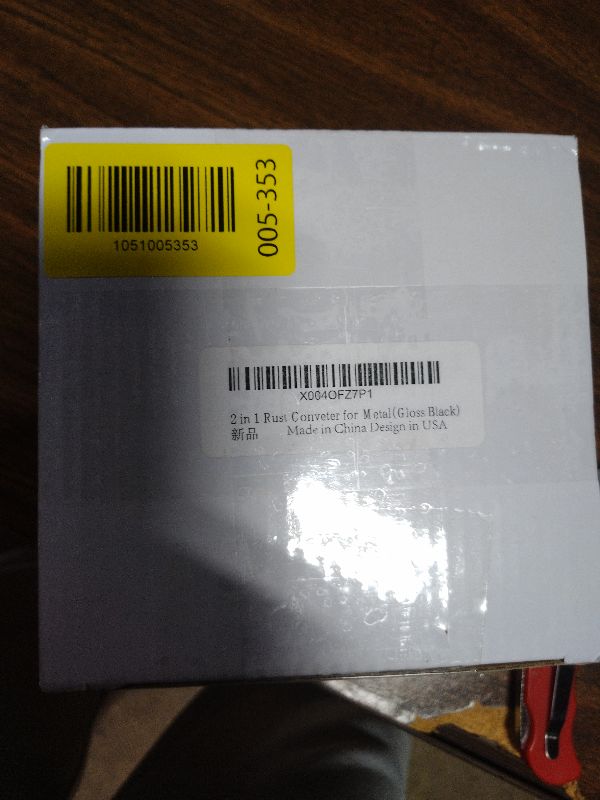 Photo 1 of 2 in 1 Ultra Rust Converter & Metal Primer, 35 oz Car Heat-Stable Rust Reformer & Encapsulator Paint for Trailer, Truck Chassis, Frame, Rust Inhibitor & Neutralizer for Metal, Gloss Black