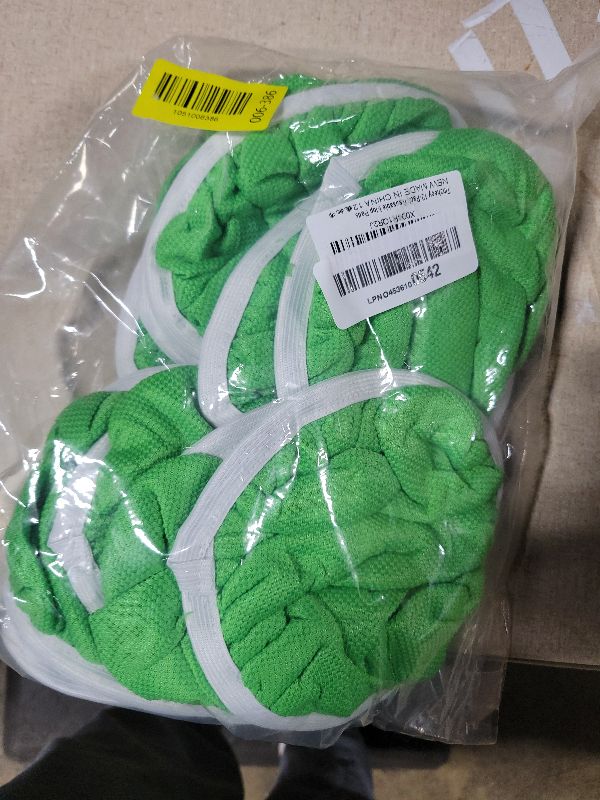 Photo 1 of 12-Pack Reusable Coral Fleece Mop Pads Washable Wet Mopping Cloths and Dry Sweeping Cloths for Swiffer Sweeper – Washable Wet & Dry Microfiber Pads for Surface/Hardwood Floor Cleaning, Tile & More.