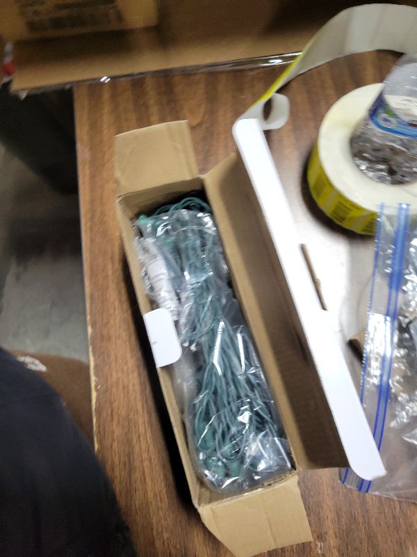 Photo 1 of 100 LED Christmas Lights 5 ftx5ft Christmas Net Lights Outdoor Indoor Mesh Christmas Decorations Lights string,Perfect for Bushes or Trees, Green Wire?Warm White?