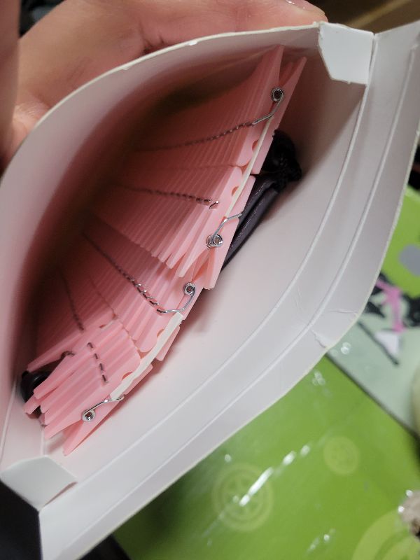 Photo 1 of 100PCS Baby Shower Clothespins Games Girl Plastic Clothes Pin with Waterproof Bag Mini Pink Pin Bulk 1.37 inch for Party Decorations, DIY Crafts