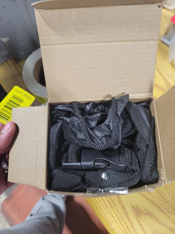 Photo 1 of 1-Pack Airplane Foot Hammock for Plane Travel – Adjustable Leg Rest Foot Hammock with Metal Buckles – Lightweight Travel Foot Rest for Airplane, Train, Bus and Car