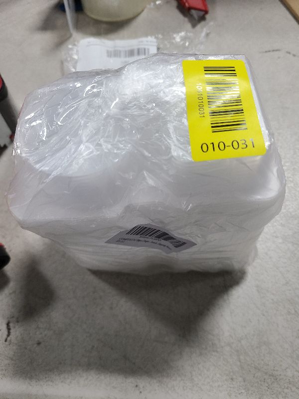 Photo 1 of 20pcs Double Compartment Condiment Container with Lids, Mini Plastic Snack Containers,BPA Free,Microwave Safe,Leakproof Food Storage, To Go Food Containers,Take Out Sauce Container