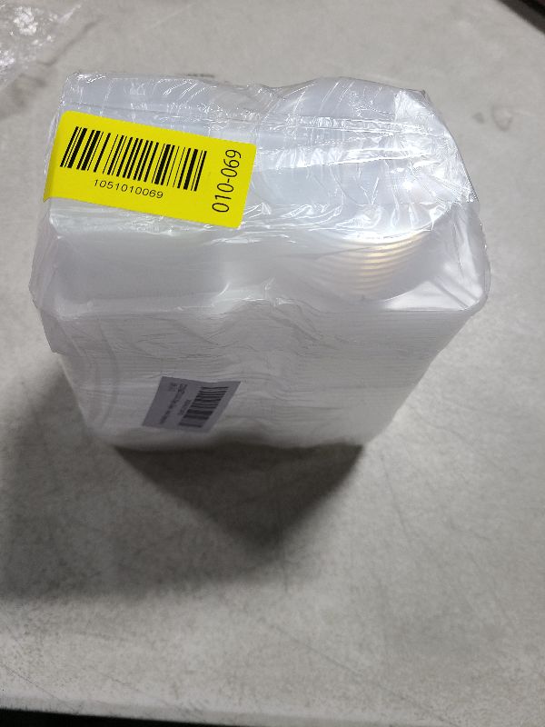 Photo 1 of 20pcs Double Compartment Condiment Container with Lids, Mini Plastic Snack Containers,BPA Free,Microwave Safe,Leakproof Food Storage, To Go Food Containers,Take Out Sauce Container