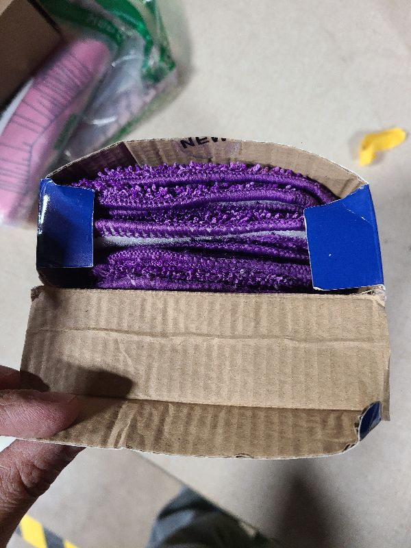 Photo 1 of 6 Pack Reusable Mop Pads Compatible with Swiffer PowerMop, Wood Floor Pads Microfiber Mop Replacement Refills Machine Washable for All Floor Surfaces